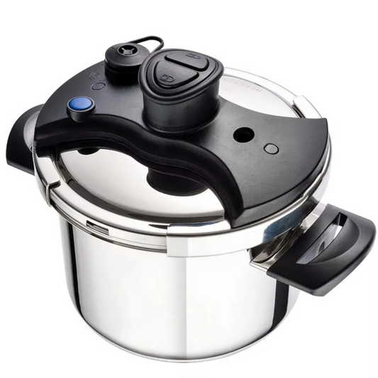 Heavy-Duty Stainless Steel Pressure Cooker