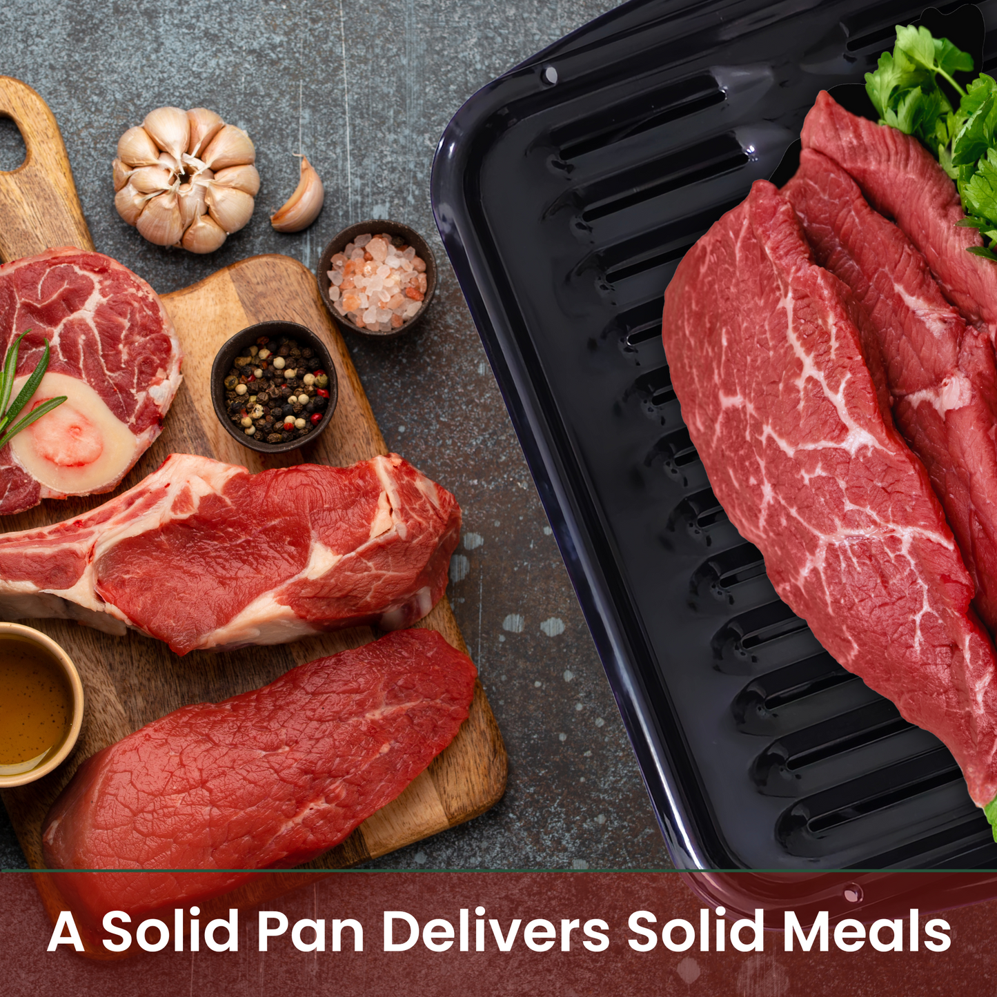 Broiler Pan for Oven Nonstick 16.6” x 12.75” Porcelain Coated - Withstands Heat up to 550 F